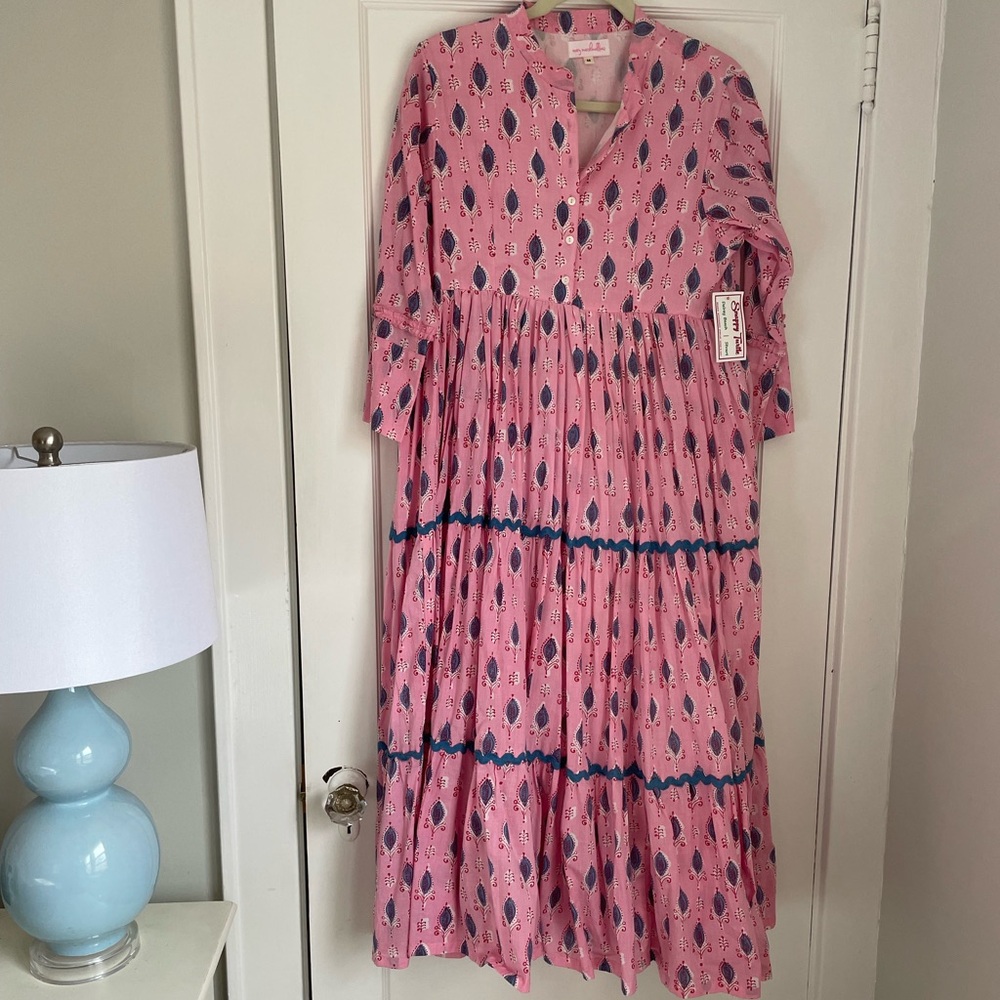 Mary Marshmellow pink maxi dress
